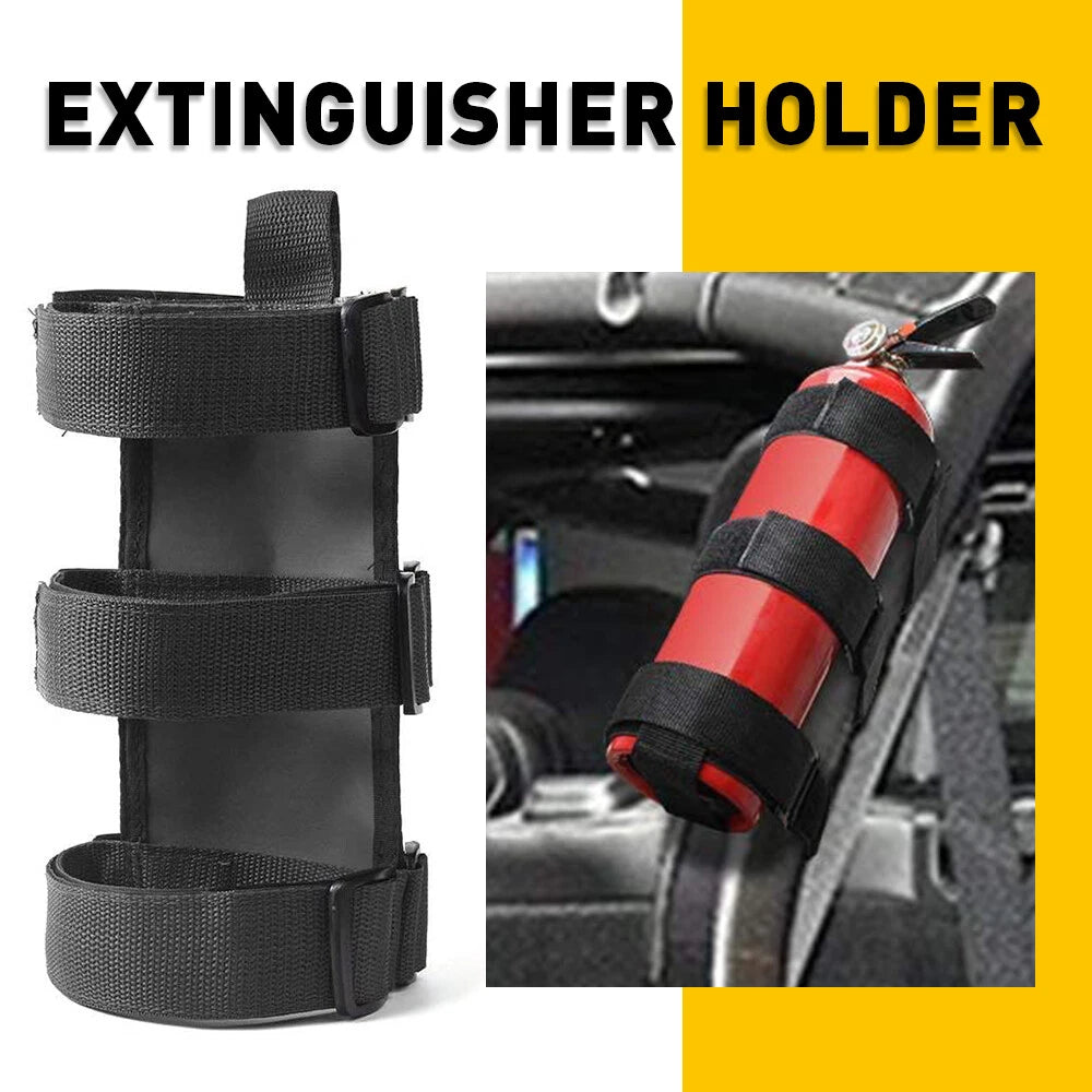 UTV Car Fire Extinguisher Holder Mount Bracket Adjustable for Jeep UTV ATV 6B93BC-57