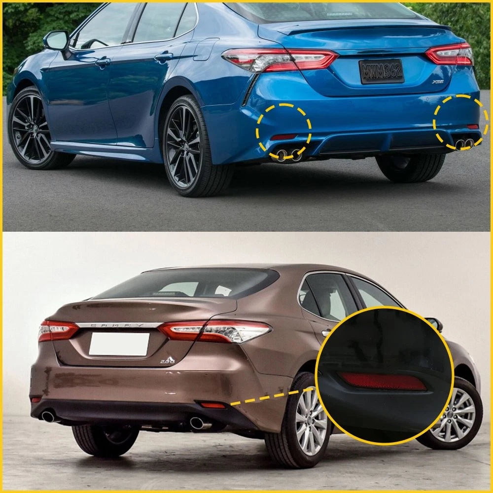 Left+Right Rear Bumper Light Lamp Reflector Lamp For Toyota Camry 2018-2020 2021 6B93BC-57