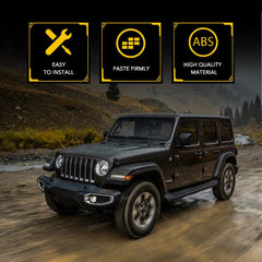 Water Rain Gutter Car Fit For Jeep Wrangler JL 18-21 Gladiator JT EOA 6B93BC-57