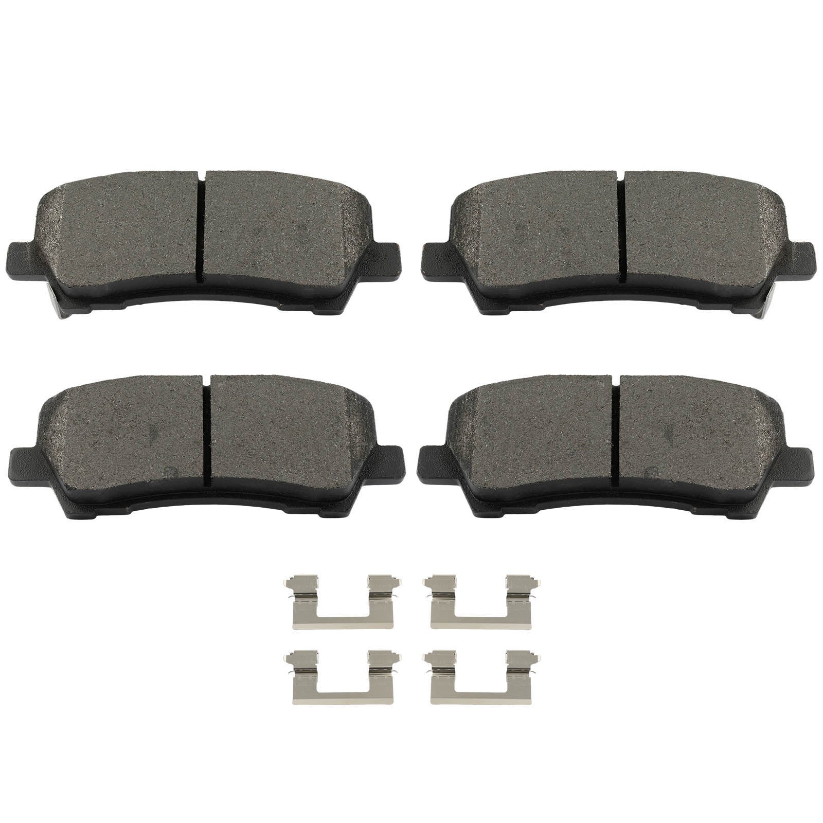 Front & Rear Semi-Metallic Brake Pads For Ford Mustang 2015-2016 2018-2021 2.3L KOEEP