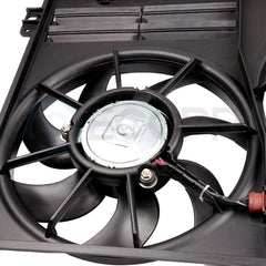 Electric AC Condenser Cooling Fan Kit For 2006-2010 Volkswagen Jetta Rabbit