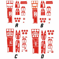 Interior Center Console Carbon Fiber Molding Sticker Decal For Mazda 6 2003-2013