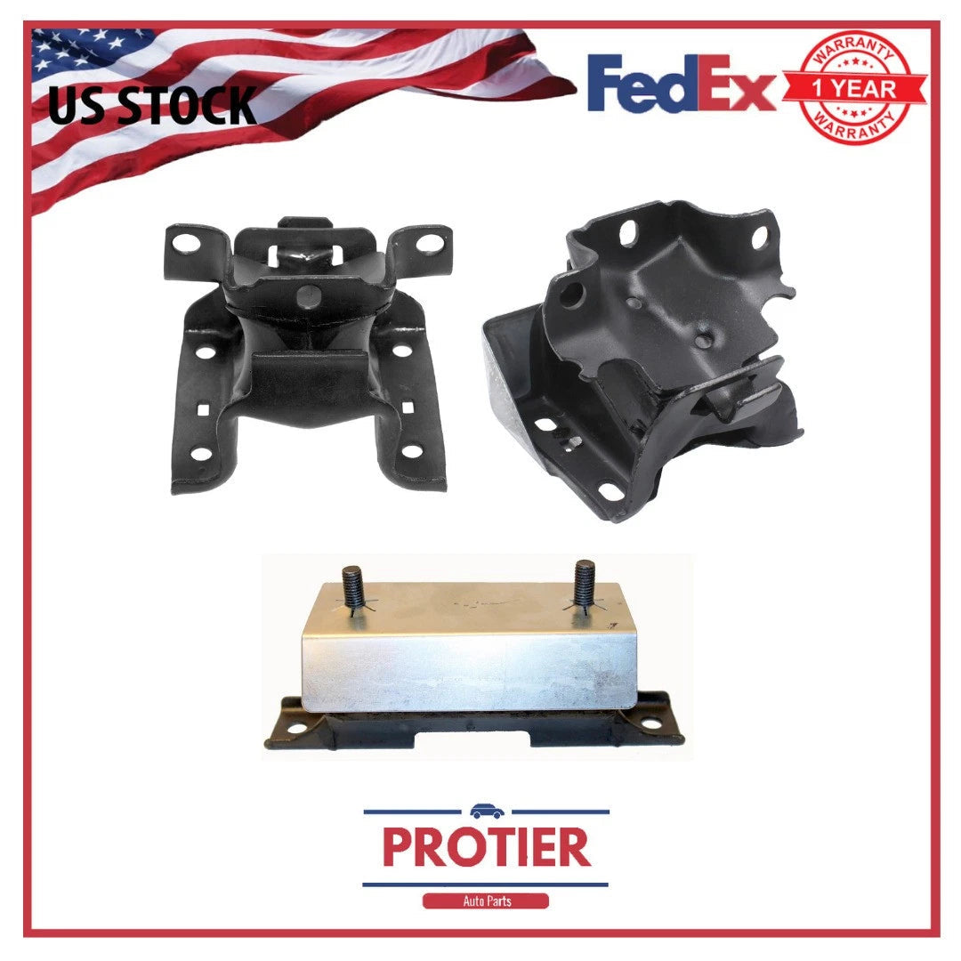 Engine & Trans Mount Set 3PCS for Chevrolet Van Express Gmc Van Savana 1500 6B93BC-57