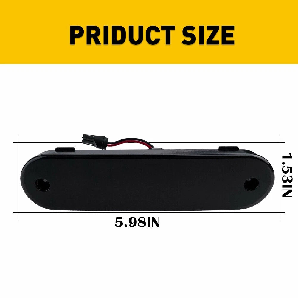 For Mazda Miata MX-5 1990-2005 Car Auto Front Rear LED Side Marker Lights Smoked 6B93BC-57