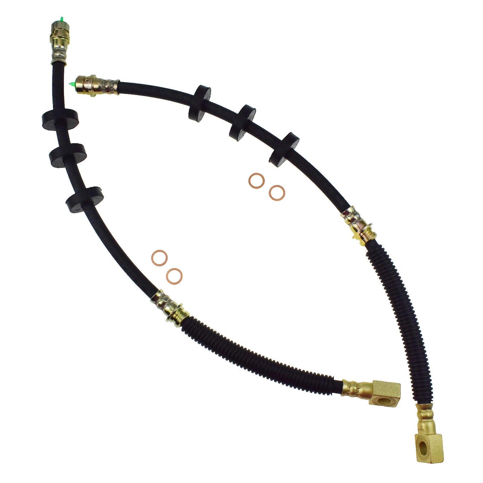 Front Left & Right Brake Hydraulic Hose For Ford Focus 2008-2011 AS4Z2078B 6B93BC-57