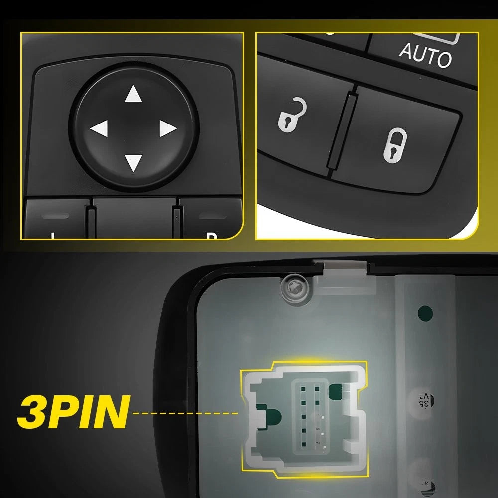 Master Power Window Switch For 15-22 Dodge Challenger R/T SRT SXT T/A GT 2Door A 6B93BC-57