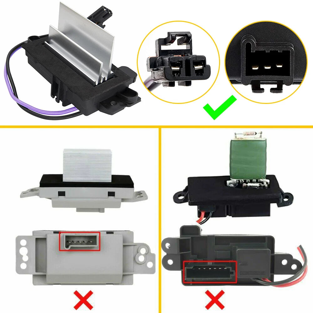 AC Heater Blower Motor Fan Speed Control Resistor for Silverado 1500 2500 EOA 6B93BC-57