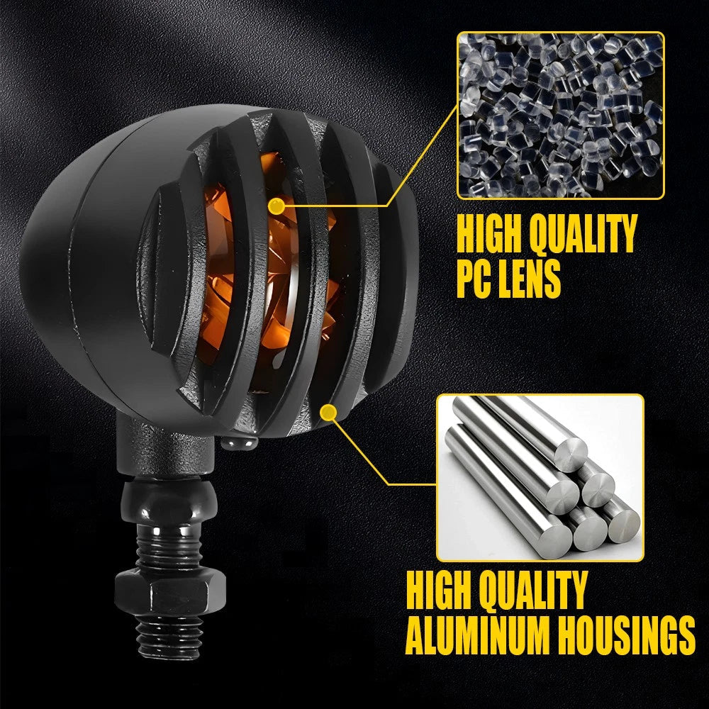 4pcs Turn Signals Lights For Honda Shadow VT ACE Aero Spirit VLX 600 750 1100 EA 6B93BC-57
