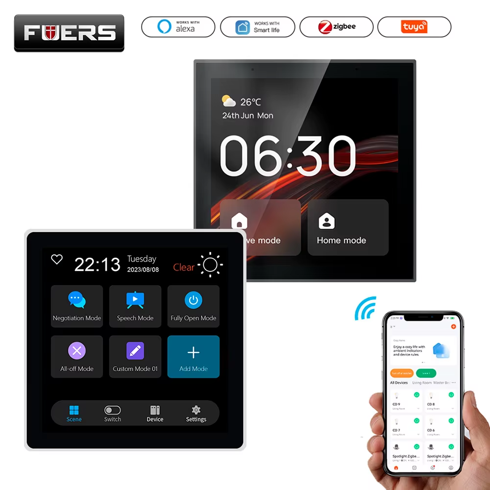 FUERS T3E T1E Smart Control Panel Switch Smart Home Automation System Tuya Switc 6B93BC-57