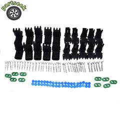 10 Set of 12 14 16 18 Gauge 2 Pin Position Terminal Weather Pack Connector Kit 6B93BC-57