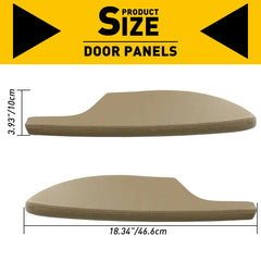 For 2008-2012 Honda Accord Coupe Left Right & Side Door Armrest Panel Beige EOA 6B93BC-57