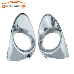 Bumper Fog Light Bezel Lamp Trim Left Right Kit For 2013-2015 Lexus RX350 RX450h 6B93BC-57