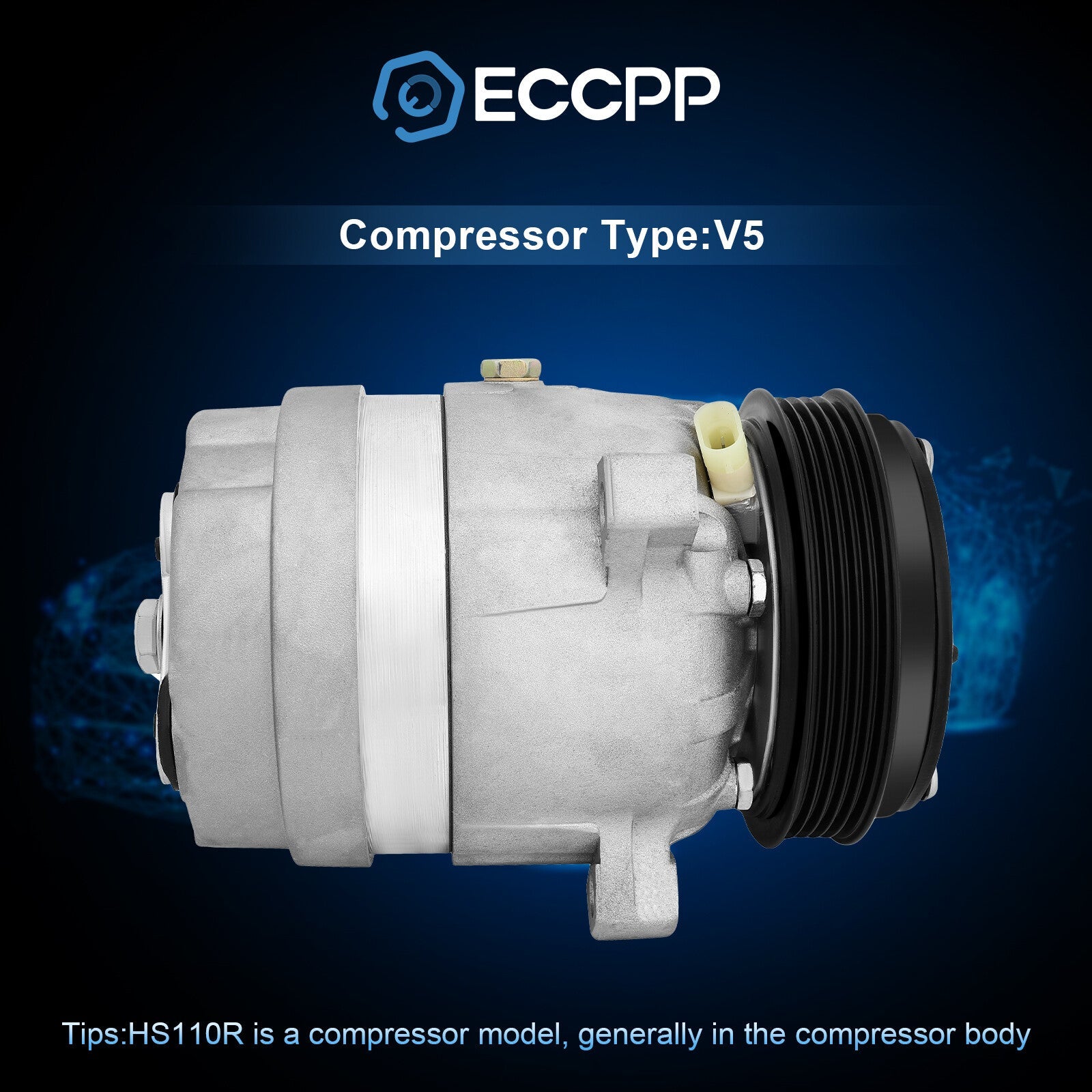 A/C  AC Compressor For 94-95 Buick Skylark Chevrolet Cavalier Pontiac Grand Am 6B93BC-57