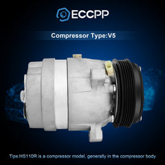 A/C  AC Compressor For 94-95 Buick Skylark Chevrolet Cavalier Pontiac Grand Am 6B93BC-57