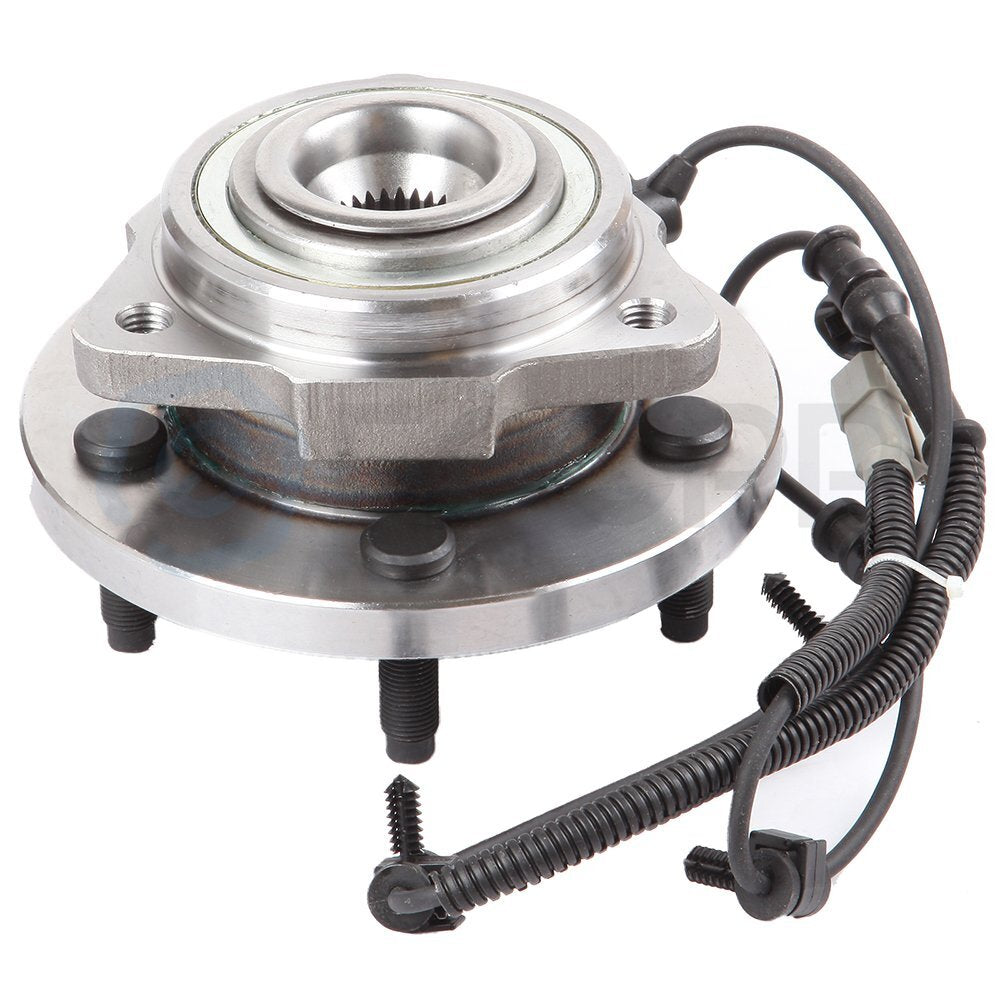 12PCS  Front Wheel Bearing & Hub Steering Kit Fits 2006-2009 2010 Jeep Commander 6B93BC-57