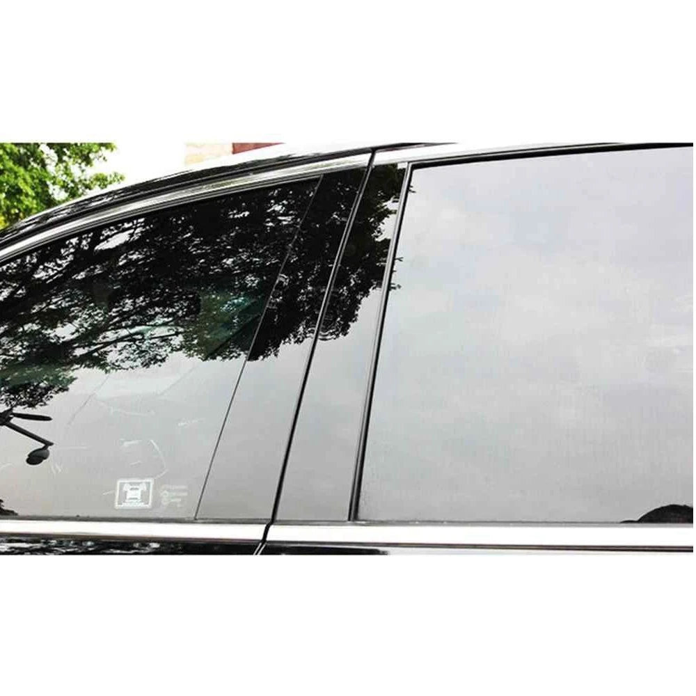 Black Pillar Posts for Honda Civic 06-11 (4dr) 6pc Set Door Trim Cover Kit USEOA 6B93BC-57