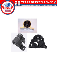 Engine Motor Mount Set 3PCS Compatible for 2000 - 2006 Nissan Sentra 1.8L 6B93BC-57