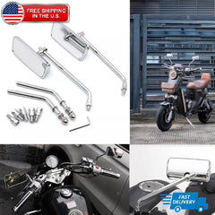 Rear view Side Mirrors Fit Honda Kawasaki Suzuki Yamaha Benelli Cruiser Standard