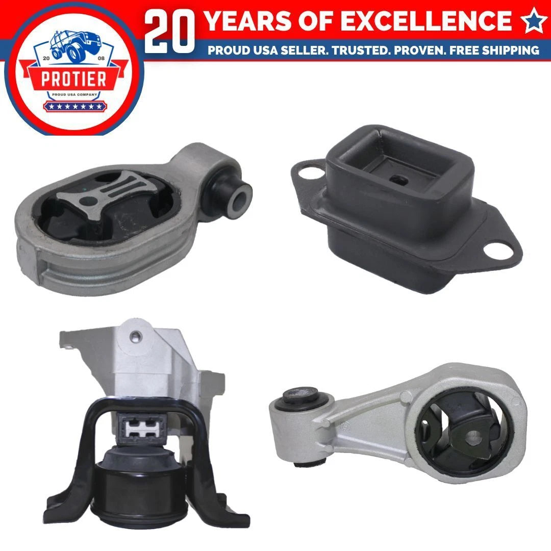 Motor & Torque Strut & Trans Mount 4PCS Fit 11-17 Nissan Juke 1.6L FWD Manual 6B93BC-57