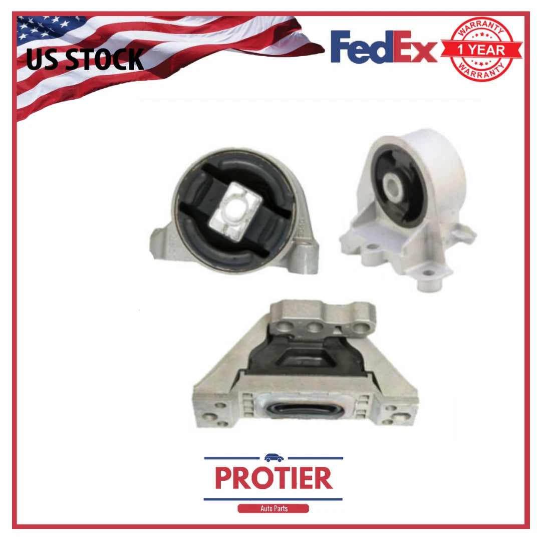 Motor & Trans Mount 3PCS Set 02-06 For Saturn Vue 2.2L for Auto CVT Trans 6B93BC-57