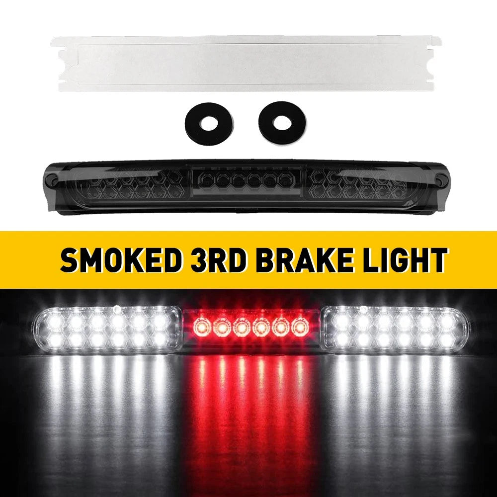 Fit Ford 1997-2003 F-150 1997-1999 F-250 SMOKED THIRD BRAKE 3RD LIGHT CARGO LAMP 6B93BC-57