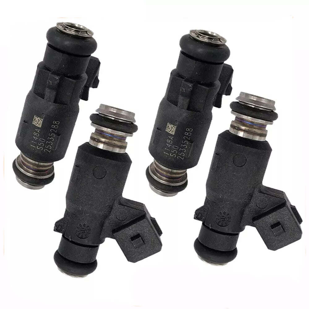 Set 4 Fuel Injectors 25335288 For Mercury Mariner Outboard Motor 60HP 2002-2006