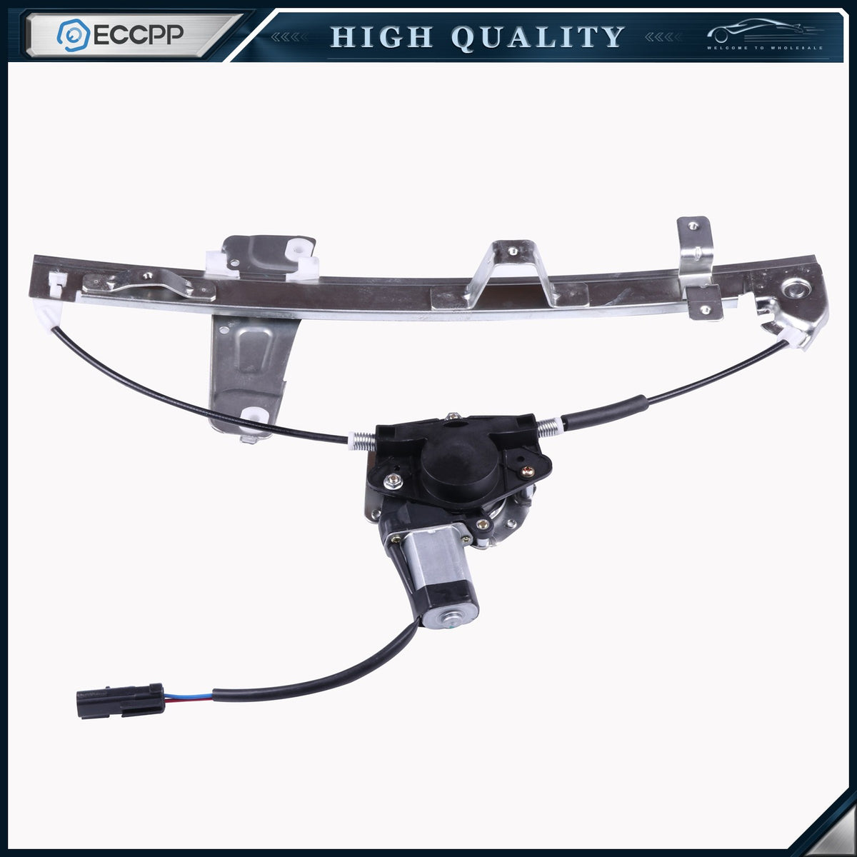 For 2001-2004 Grand Cherokee Front Driver Side Power Window Regulator With Motor