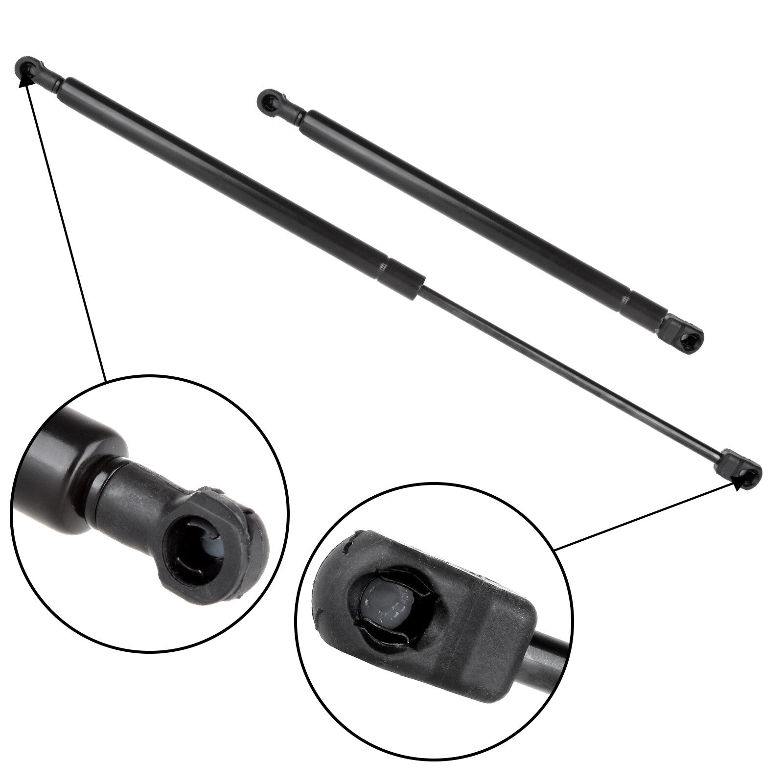 2x Hood Gas Lift Supports For Saturn Aura 08-09 & Chevrolet Malibu 08-12 6166 6B93BC-57