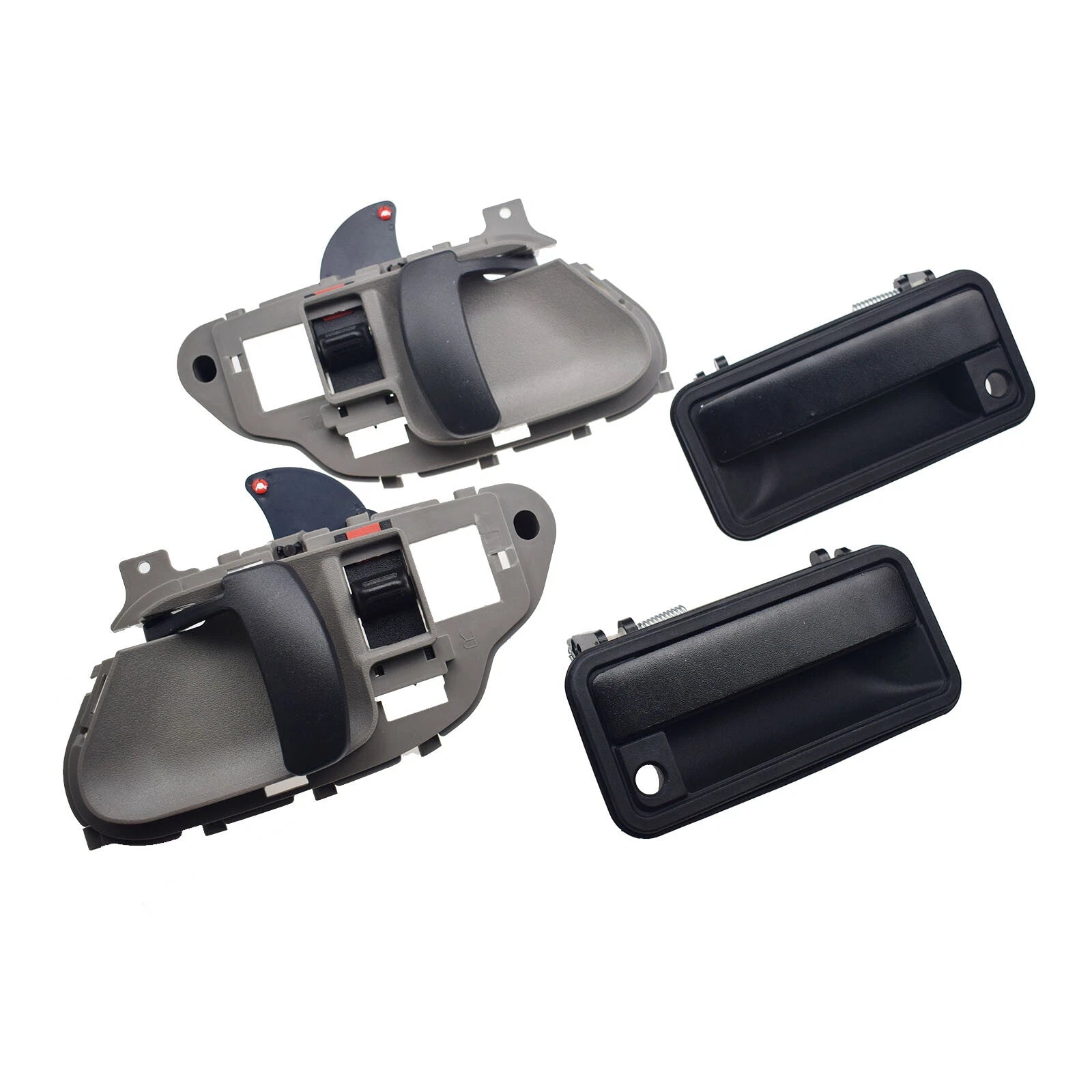 4Pcs Inside + Outside Door Handle Left Right For Chevy Pickup Tahoe Yukon C1500 6B93BC-57