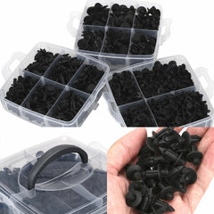 645Pcs Plastic Rivets Fastener Fender Bumper Push Pin Clips With Remover Tool EA 6B93BC-57