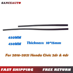 2PCS For Honda Civic 2016-2021 2dr 4dr Wiper Rubber Blade Insert Set Front LH RH 6B93BC-57