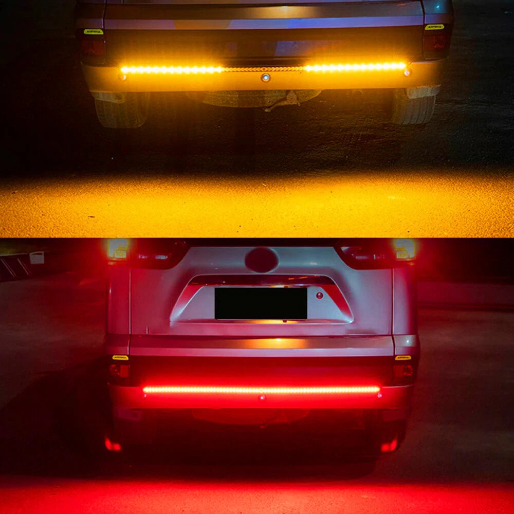 48" Inch Truck Tailgate Strip LED Sequential Brake Signal Tail Light Bar 6B93BC-57