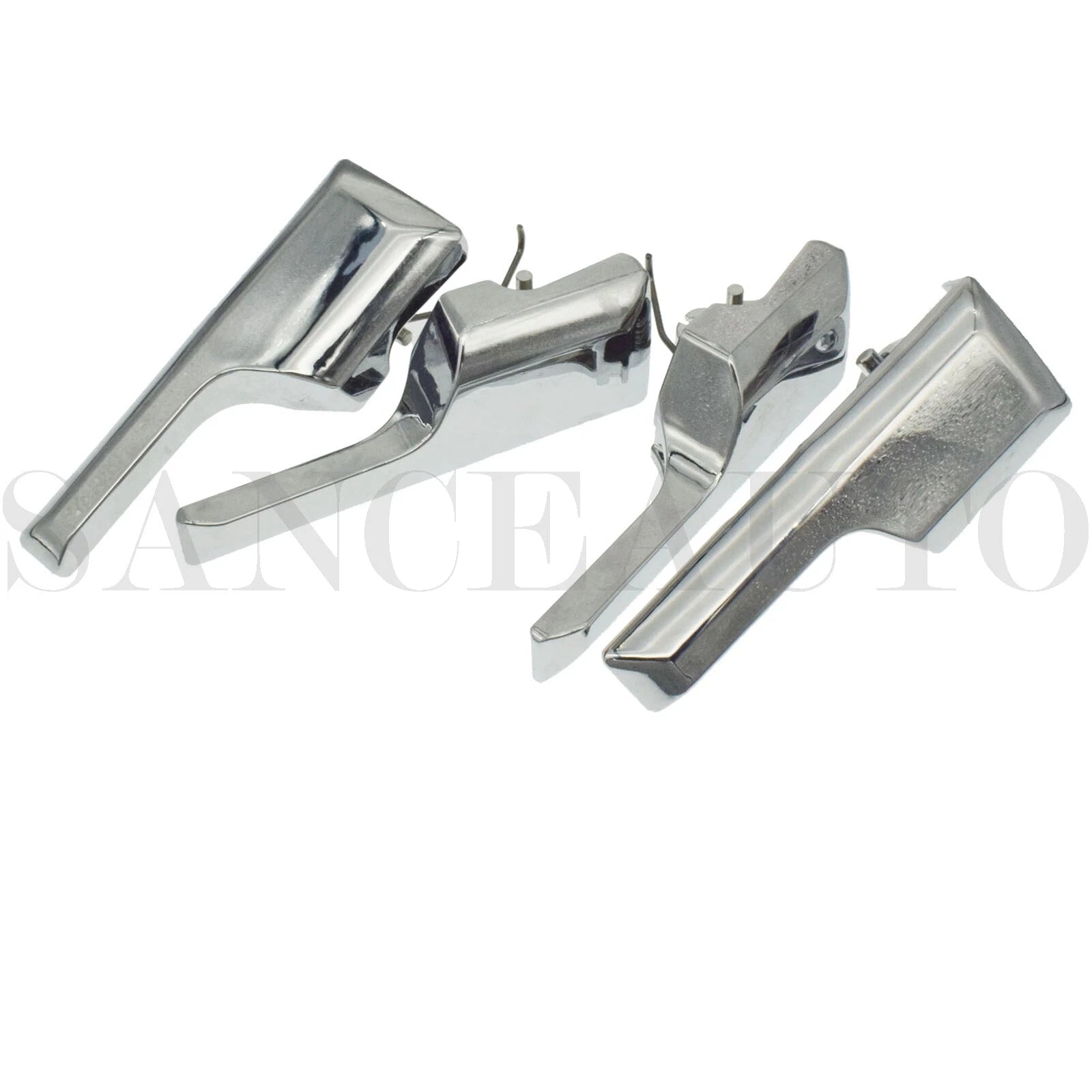 4PCS Chrome LH RH Inside Door Handle For 07-14 Ford Expedition Lincoln Navigator 6B93BC-57