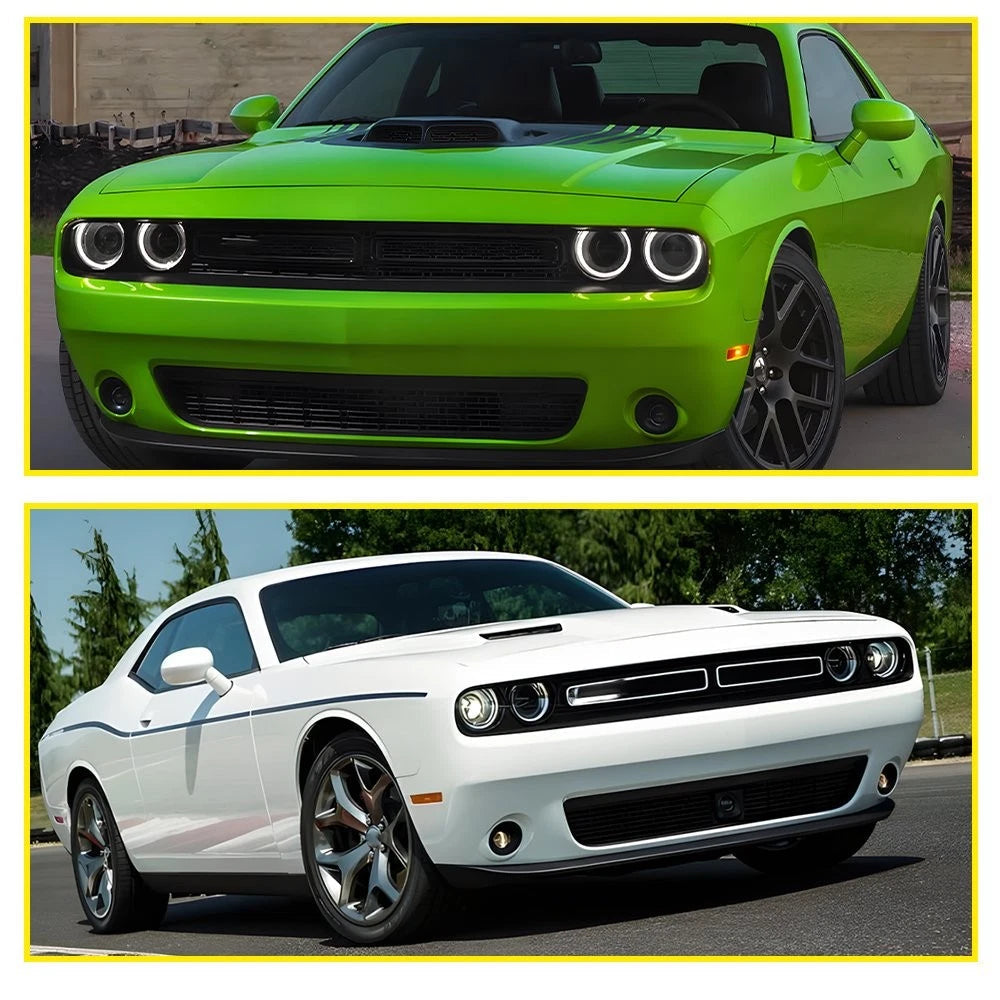 For 2015-2023 Dodge Challenger Bumper Fog Light Bezel Trim Covers Left Right EOA 6B93BC-57
