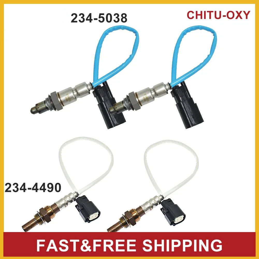 4X Oxygen O2 Sensor Up+Downstream For 13-15 Ford F-150 Explorer3.5L Lincoln MKZ 6B93BC-57