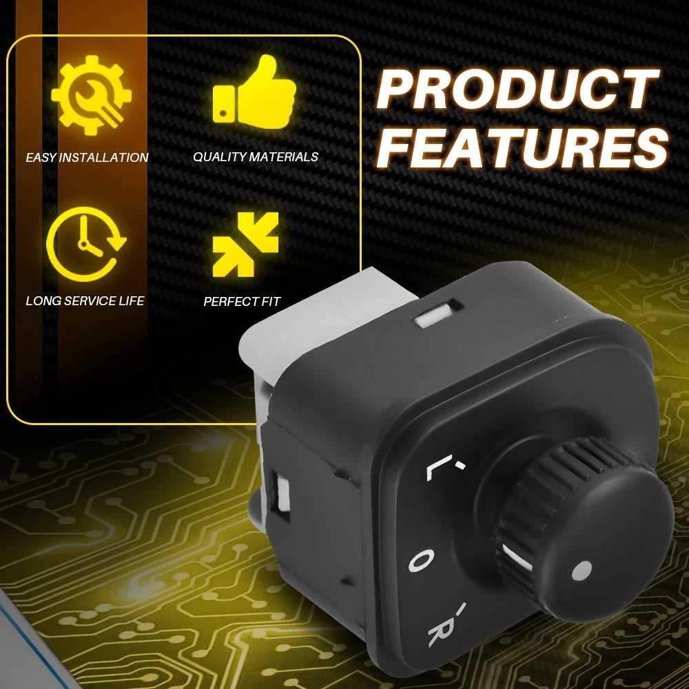 Rear View Mirror Control Switch For Volkswagen Golf Jetta Tiguan Bora Passat EOA 6B93BC-57