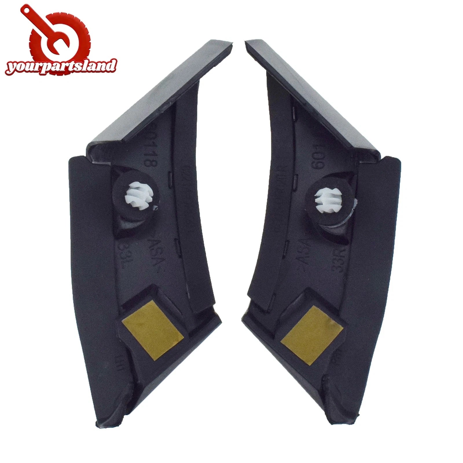 Pair A-pillar Trim Panel Cover For Toyota RAV4 2019-2023 60117-0R050 60117-0R070 6B93BC-57