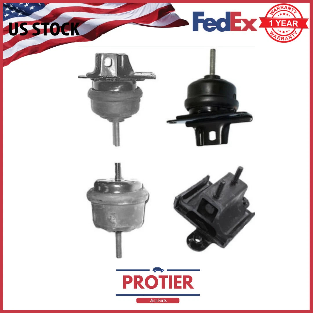 Motor Mount Set 4PCS for 2000-2005 Buick Lesabre/ Pontiac Bonneville 3.8L 6B93BC-57