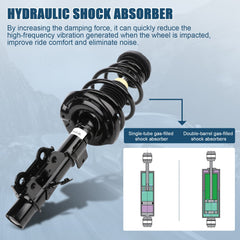 Front Fits Chevrolet Camaro 10-12 Complete Struts Coils Spring Mount & Shocks ×2 6B93BC-57
