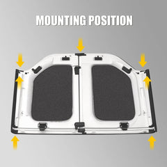 17PCS Interior Accessories Hard Top Seal Kit For 2007-2018 Jeep Wrangler JK US 6B93BC-57