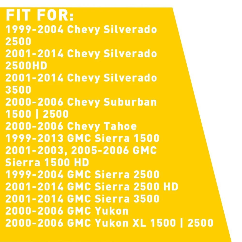 For Chevy Silverado GMC Sierra 1500 2500 2X License LED Plate Light Red DRL Tube 6B93BC-57