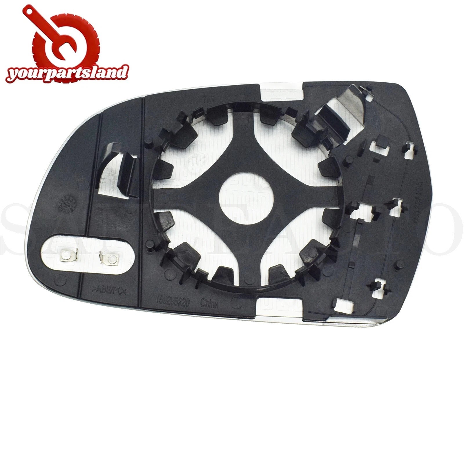 Right Mirror Glass w/ Backing Heated for Audi A5 A3 8P S5 A4 Quattro 8K0857536F 6B93BC-57