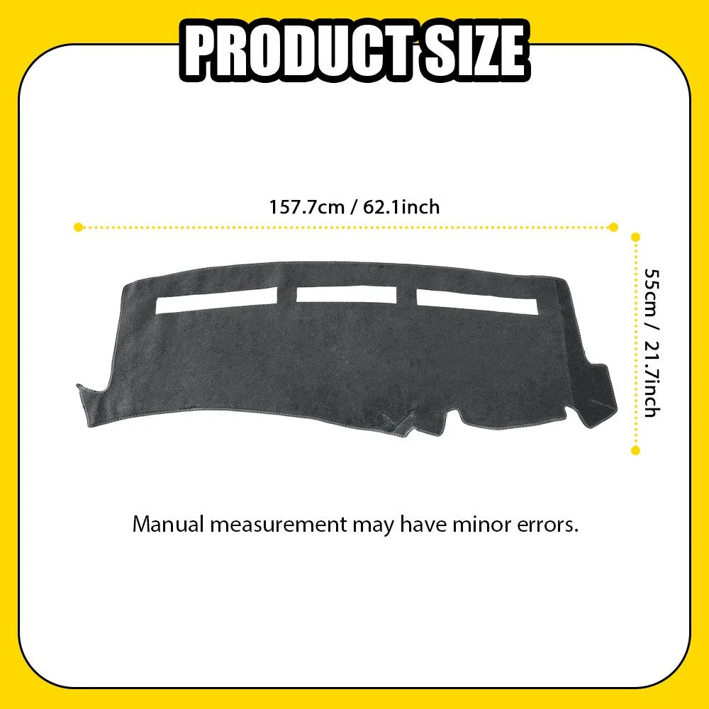 Gray Mat Dash Cover for Chevy Silverado Avalanche Tahoe Suburban Dashboard Pad A 6B93BC-57