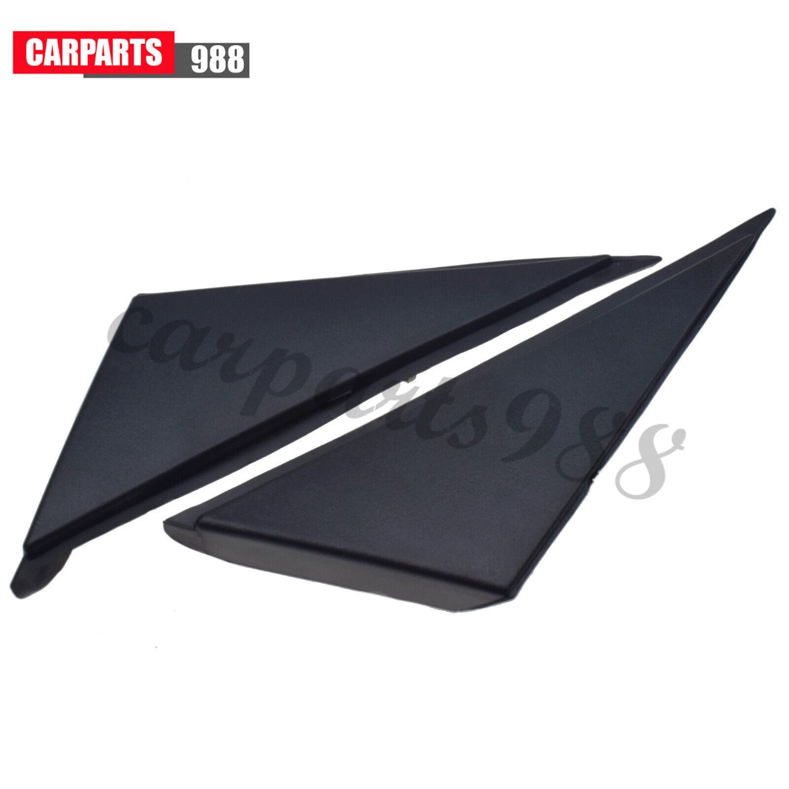 2Pcs Left Right Fender Pillar Molding Garnish Black for 2011-2015 Hyundai Sonata 6B93BC-57