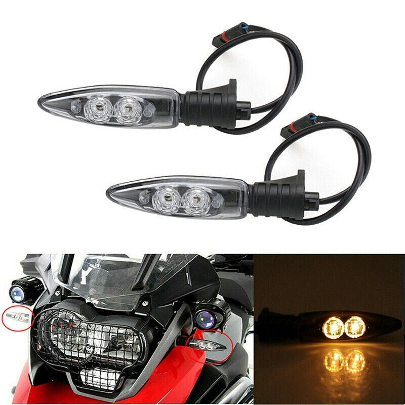 Front Turn Signal Lights For BMW R1200GS R1200R S1000RR F800R/S/ ST/GT/GS F650GS