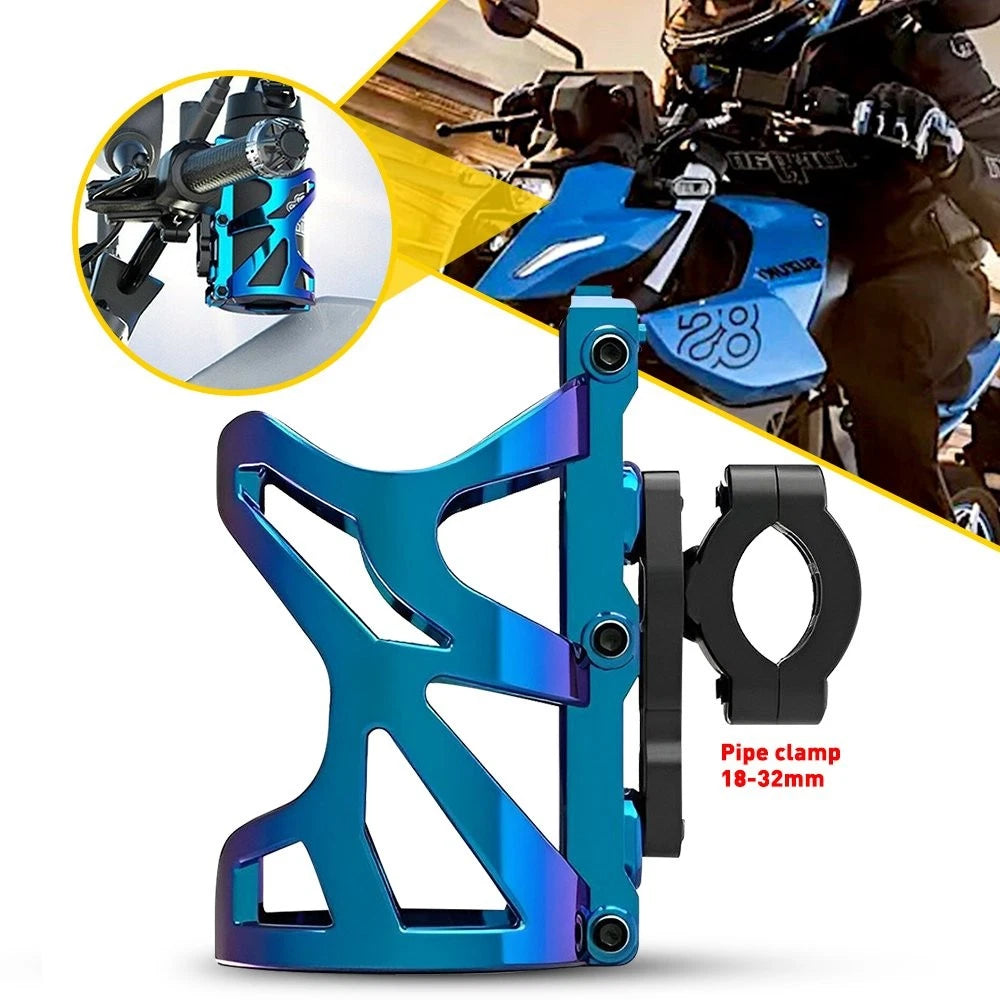 Drink Bottle Holder Cup Mount fits ATV Bicycle Motorcycle 18-32MM Handlebar 6B93BC-57