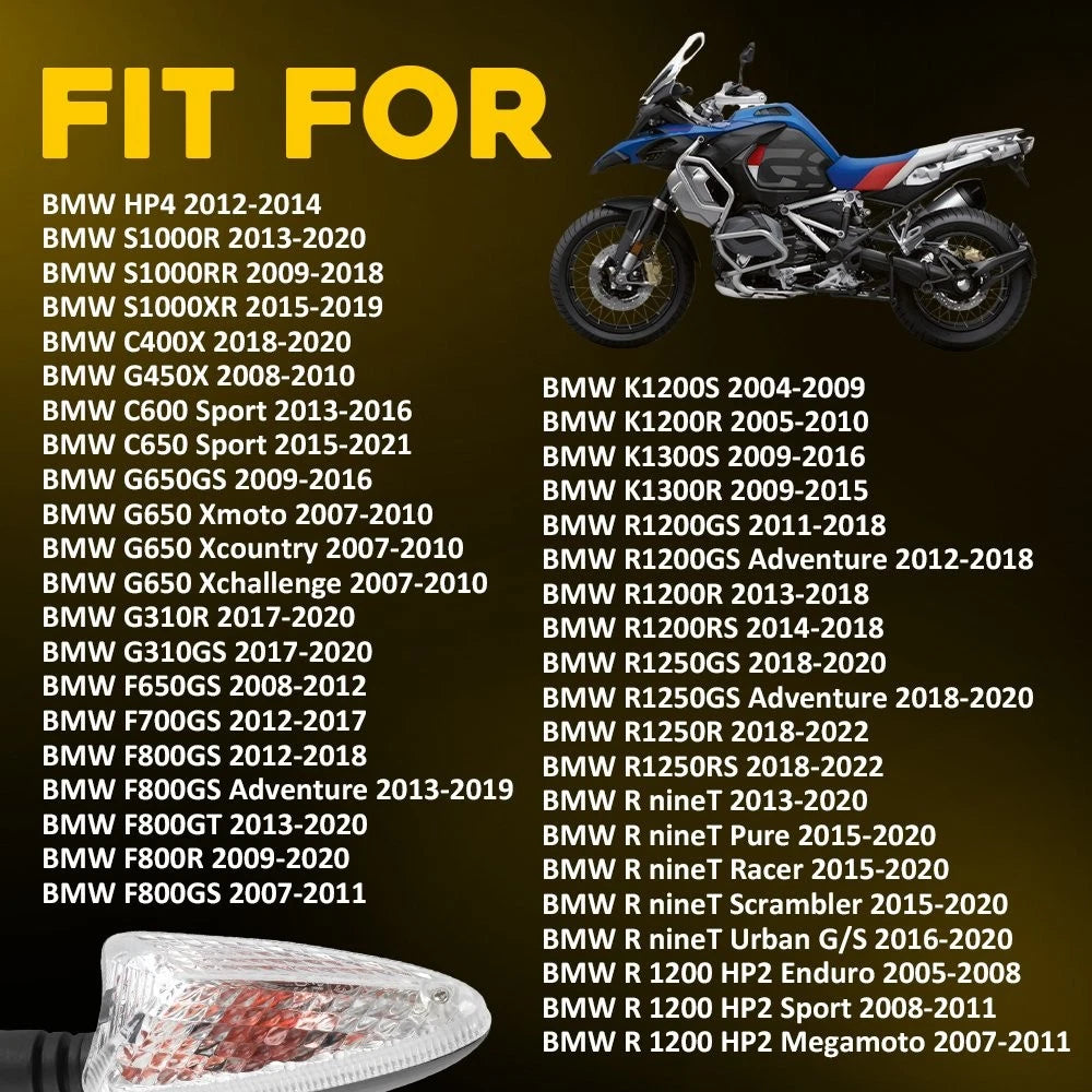 4X For BMW G310R 2022 2023 G 310 GS 2021-2025 G 310 R Rear LED Turn Signal Light 6B93BC-57