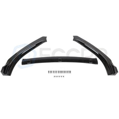 For 2014-2018 Mazda 6 3PC Glossy Black Front Bumper Lip Body Kits 6B93BC-57
