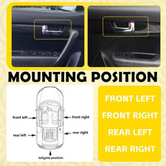4X Inside Door Handle Right Left Passenger Driver For 2011 12-2015 Kia Sorento A 6B93BC-57