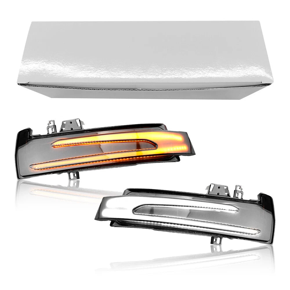 Switchback Side Mirror Light w/Sequential Turn Signal For Benz W204 W212 W221 EA 6B93BC-57